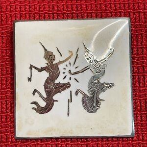 Vintage Siam Sterling silver brooch